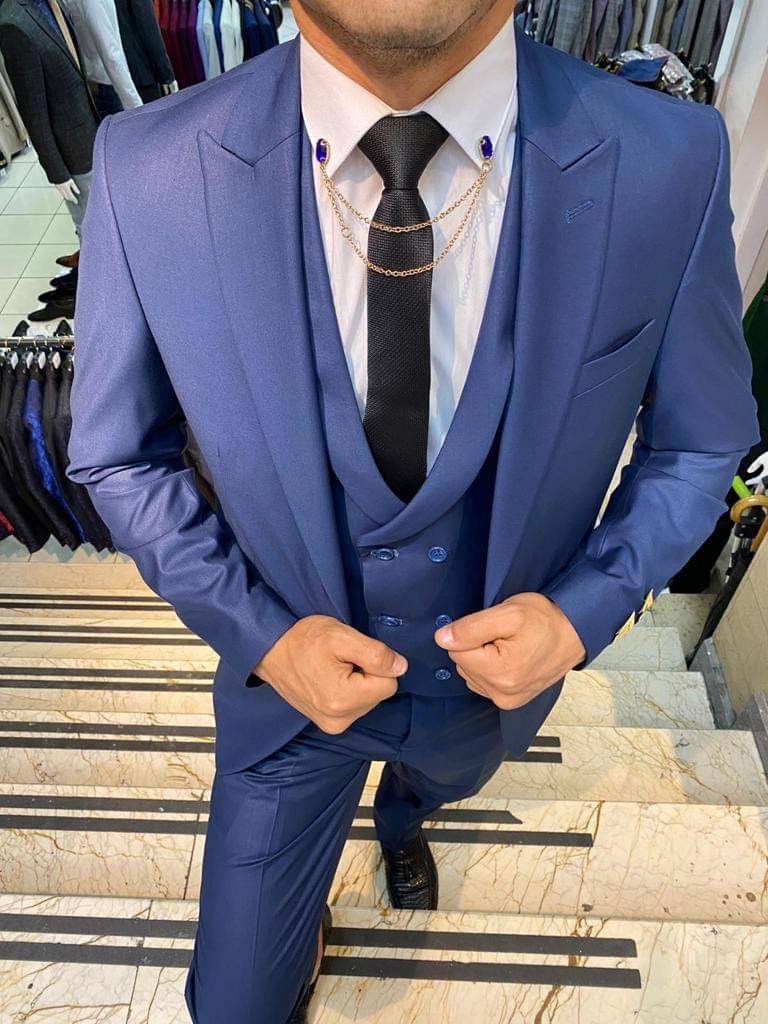 Three piece slim fit suits 