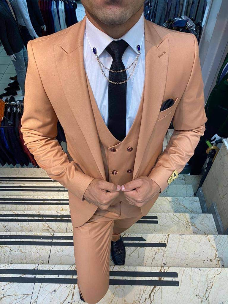 Three piece slim fit suits 